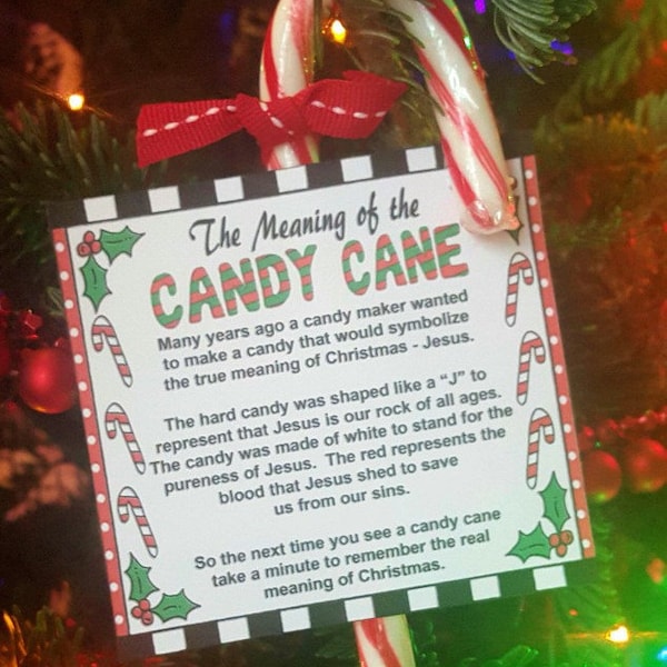 DIGITAL LEGEND of the CANDY Cane,Tags,Labels,Candy Cane Crafts,Candy Cane Gifts,Religious gifts,Sunday School Gifts,Church Crafts