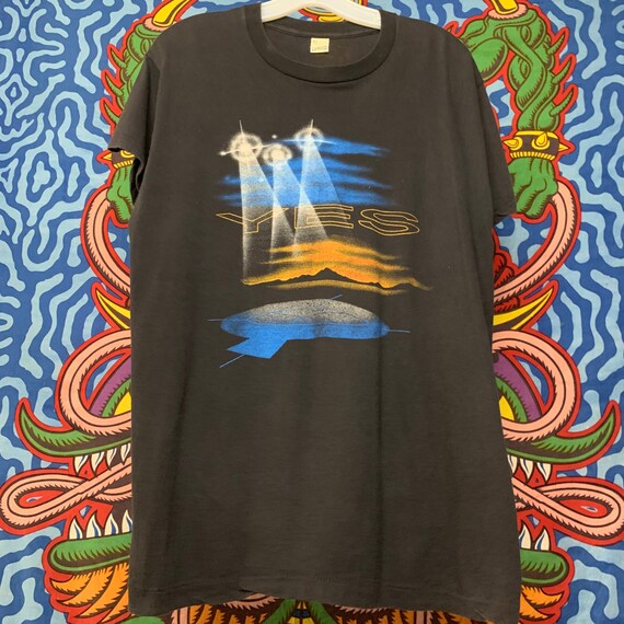 1984 Yes world tour screen stars t shirt