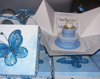 exploding box invitation etsy