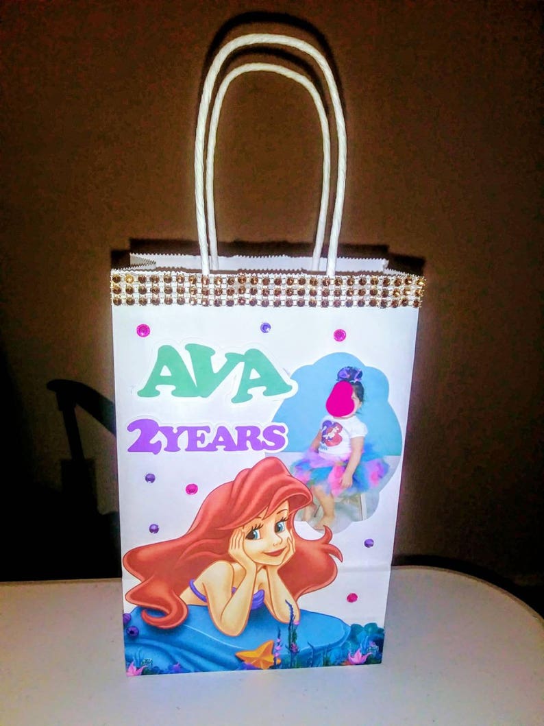 Little Mermaid Goodie Bags
 Little Mermaid Custom Candybags goo bags custom goo bags