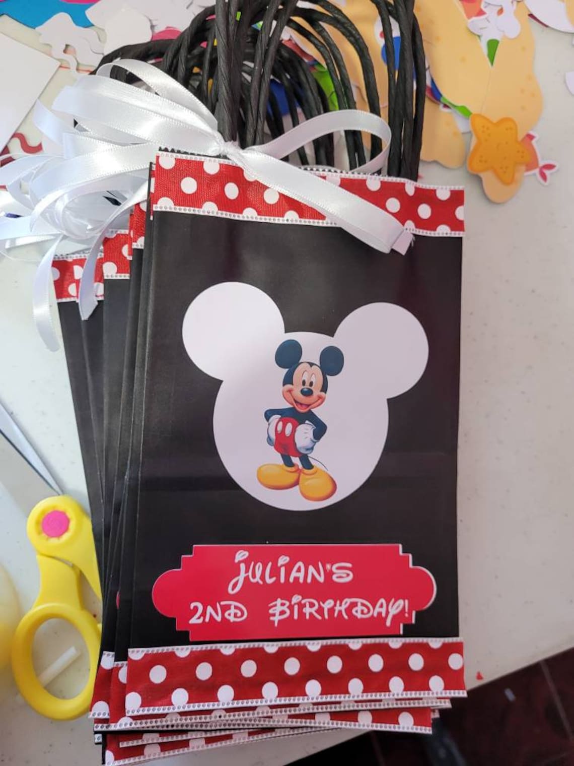 Candy Bags Mickey Mouse Goodie Bags Custom candy bags Mickey Etsy