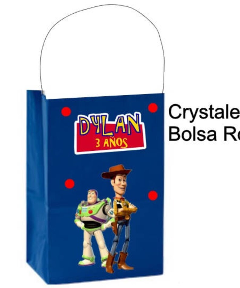 Toy Story Candybags Toy History Custom goodie bags Woody candy Etsy