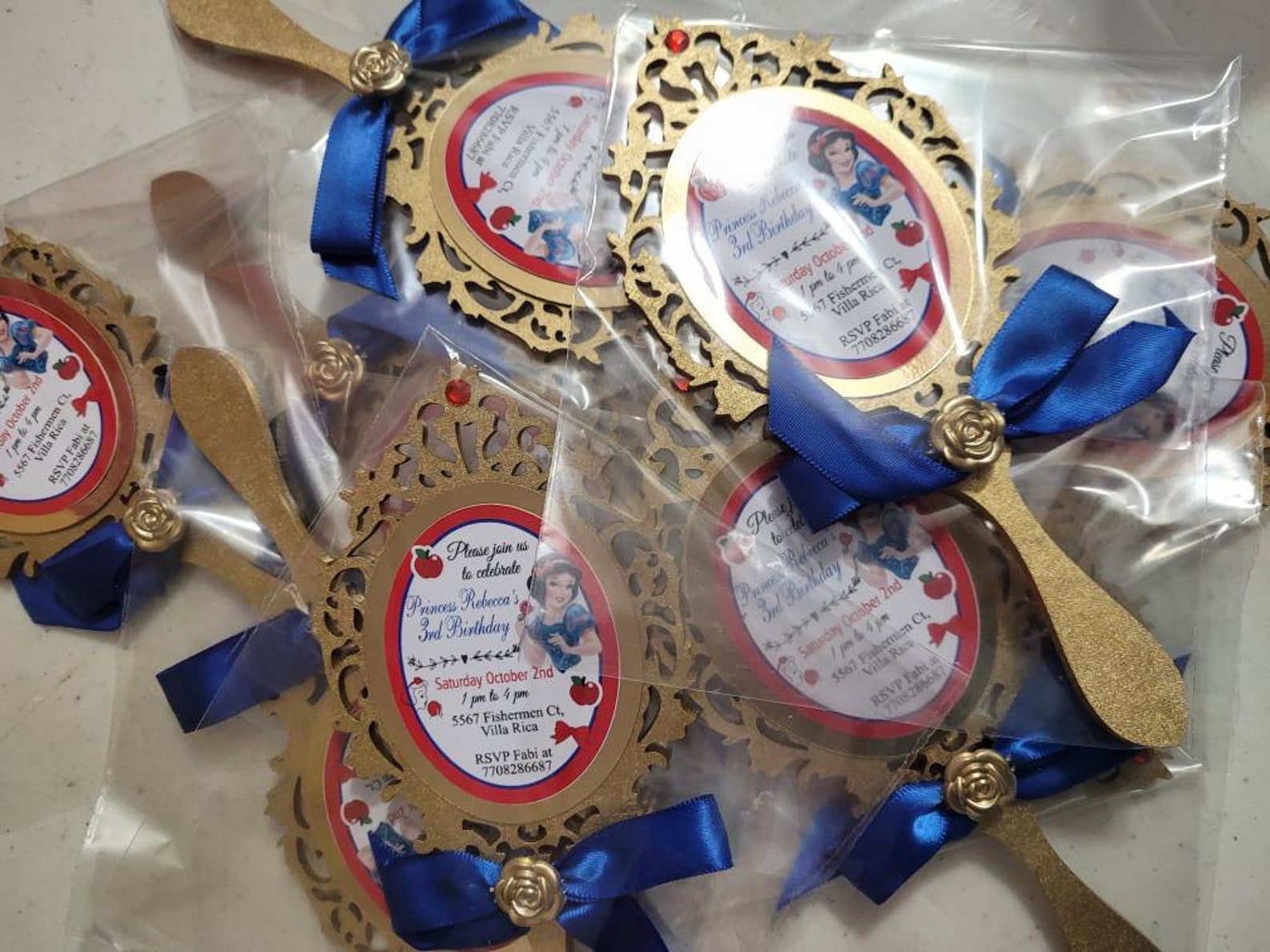 Mirror Invitation Royal Invitation Mirror Quinceanera Etsy