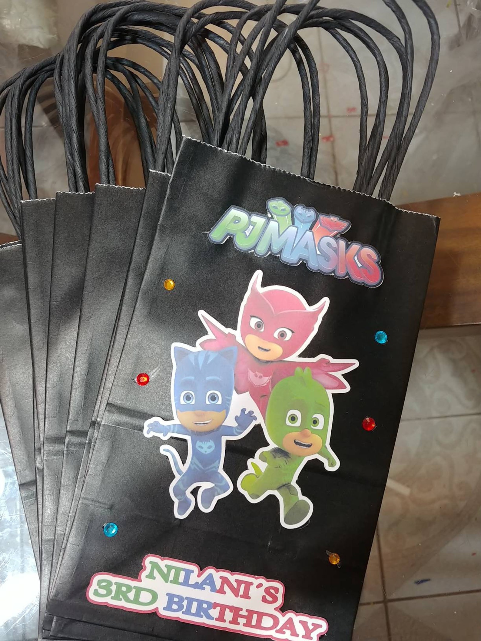 PJ Masks candybagsPJ Masks goodie bags PJ Masks candybags PJ Etsy