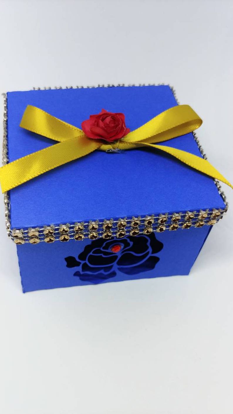 Beauty and the Beast Favor Box. Beauty and the Beast Wedding Etsy