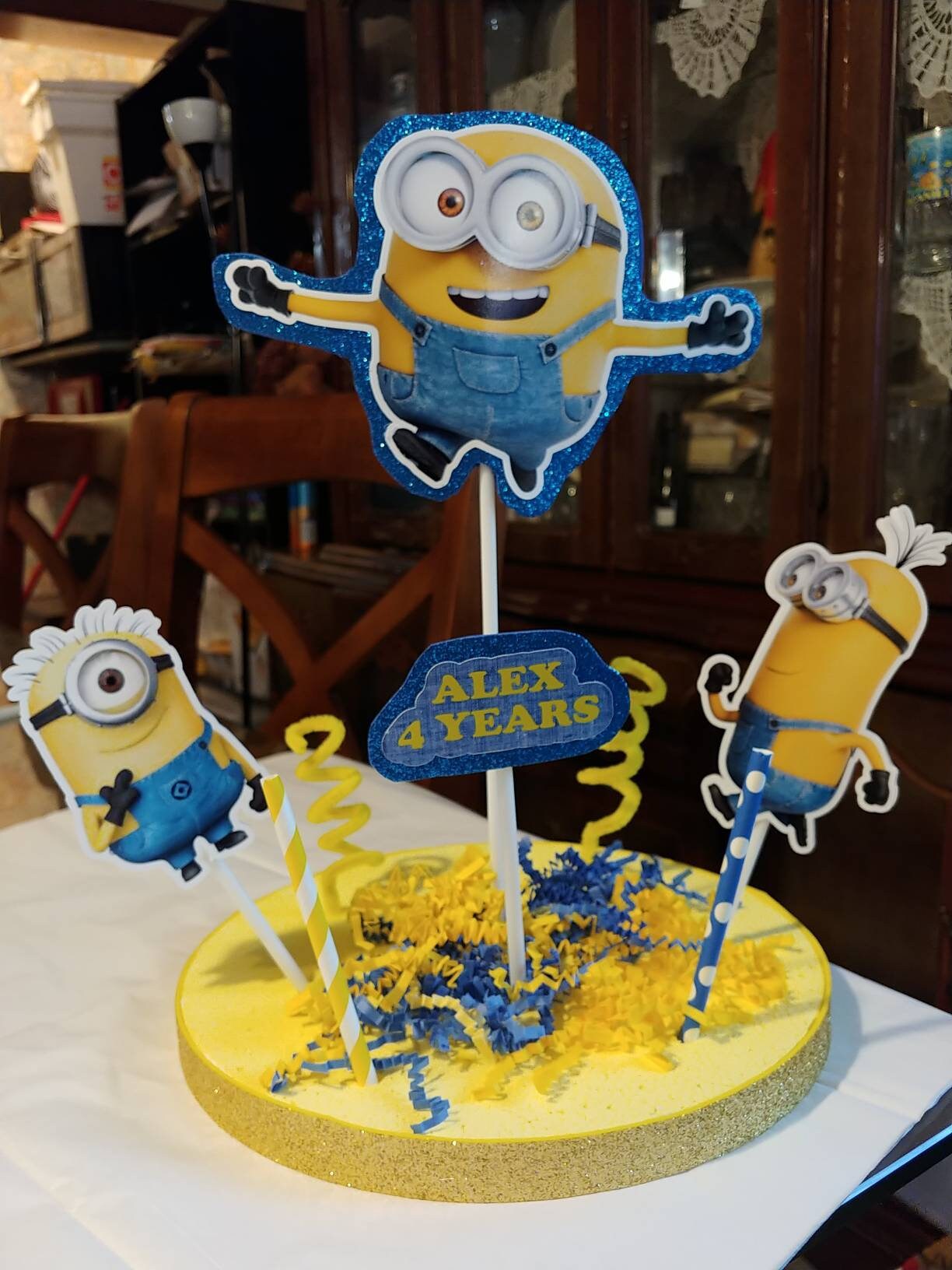 Minion Centerpiece Minions Centerpiece - Etsy