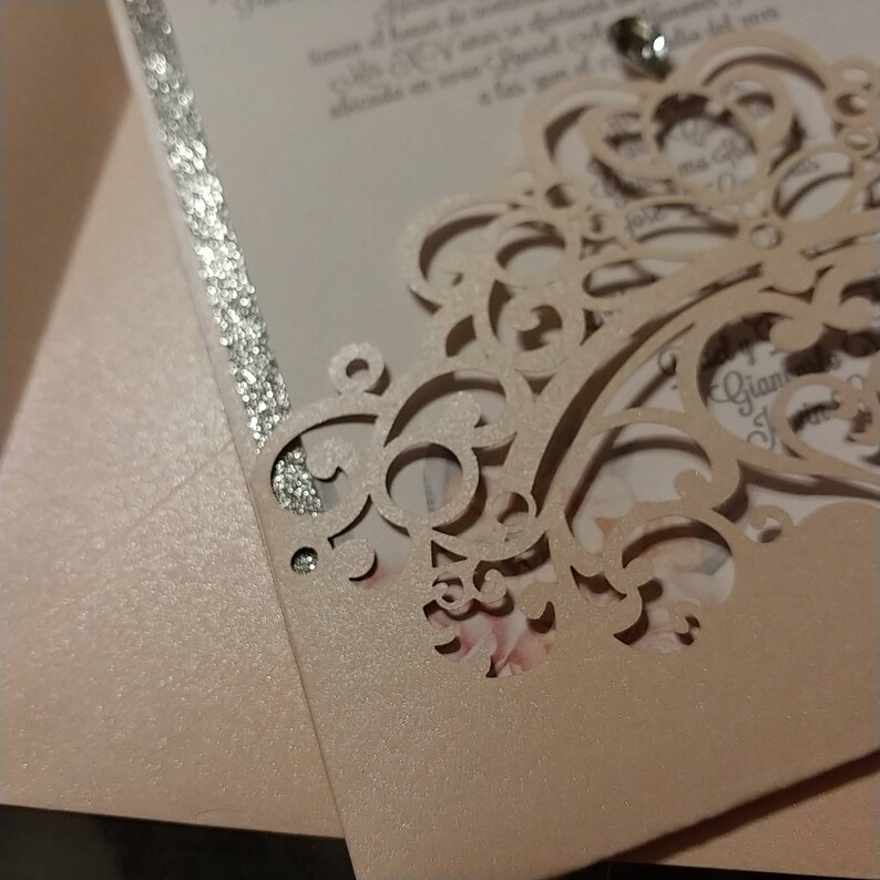 Laser Cut Quinceanera Invitations Royal Celebration Invites Etsy