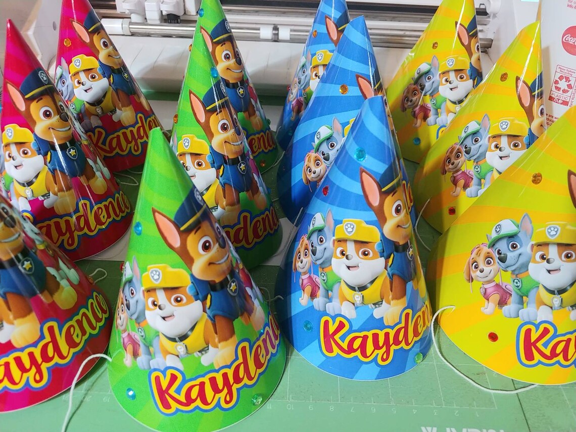 Paw Patrol Party Hats
 Inspired Paw Patrol Party Hats Paw Patrol Birthday