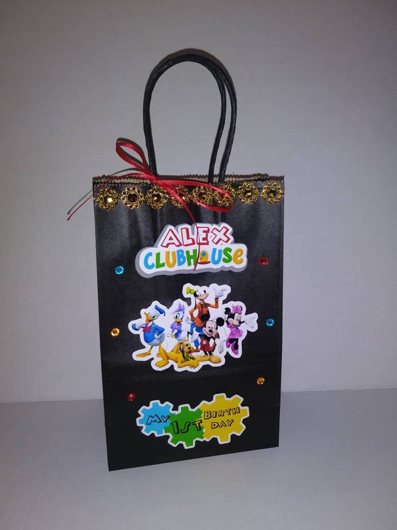 1.50 Each Candy Bags Mickey Mouse Clubhouse Goodie Bags Custom Etsy