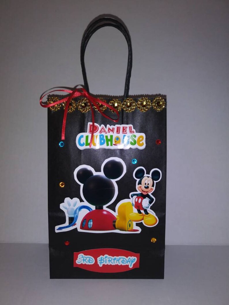 1.50 Each Candy Bags Mickey Mouse Clubhouse Goodie Bags Custom Etsy