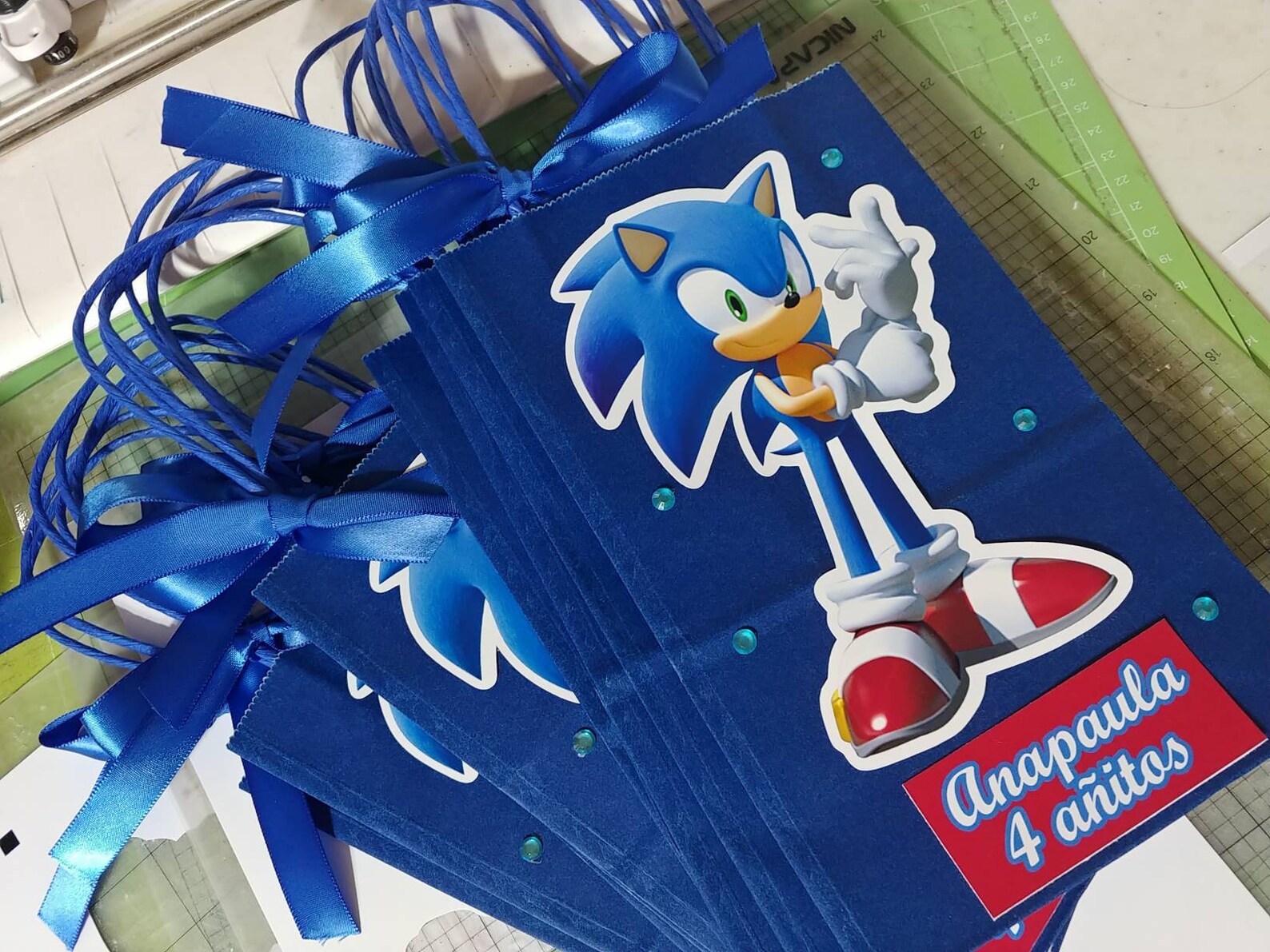 Sonic Candybags Sonic Treat Bags Sonic Party Sonic Custom Etsy