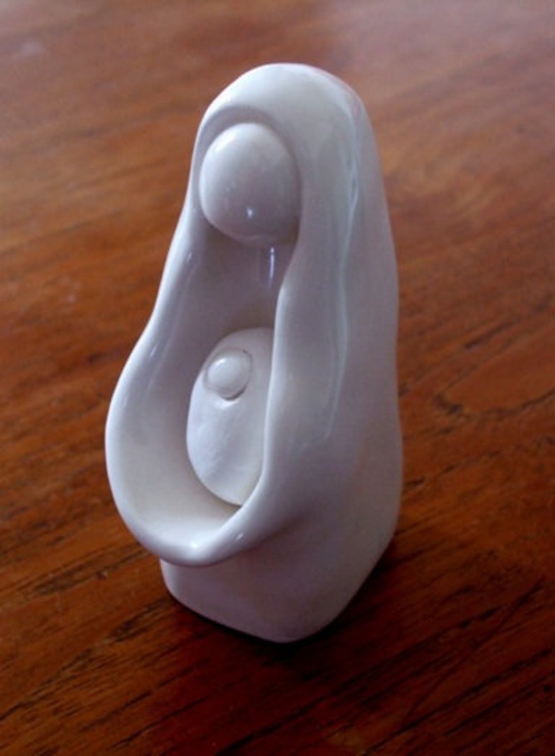 Modern Ceramic Christmas Crib Characters Etsy