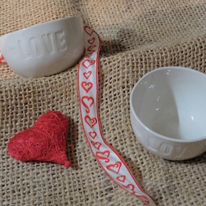 Bowl with LOVE inscription