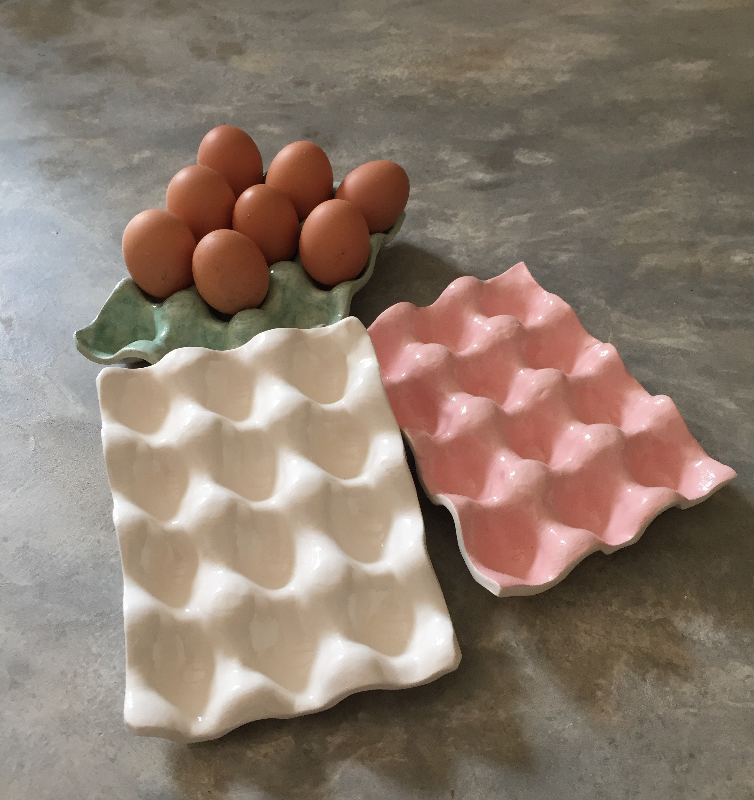 Ceramic Half Dozen Egg Crate + Reviews