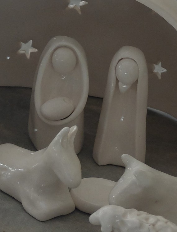 Creche De Noel Moderne Etsy France