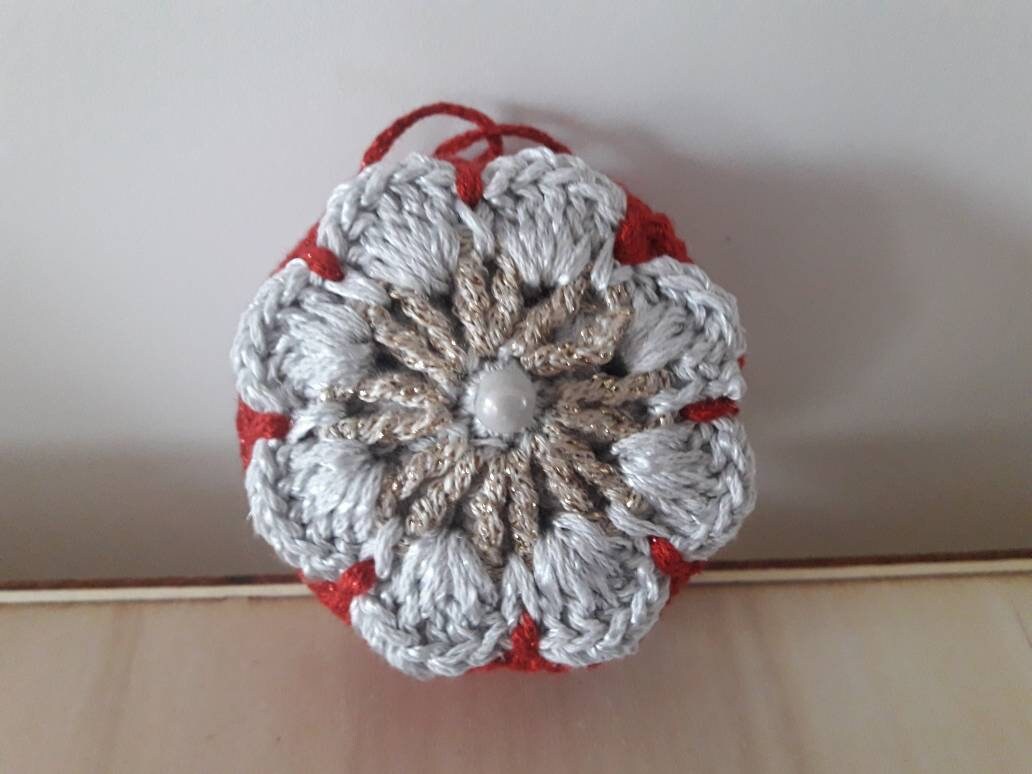 Magnifique Décoration de Noël, Boules Doubles Face, Trio Couleurs 2