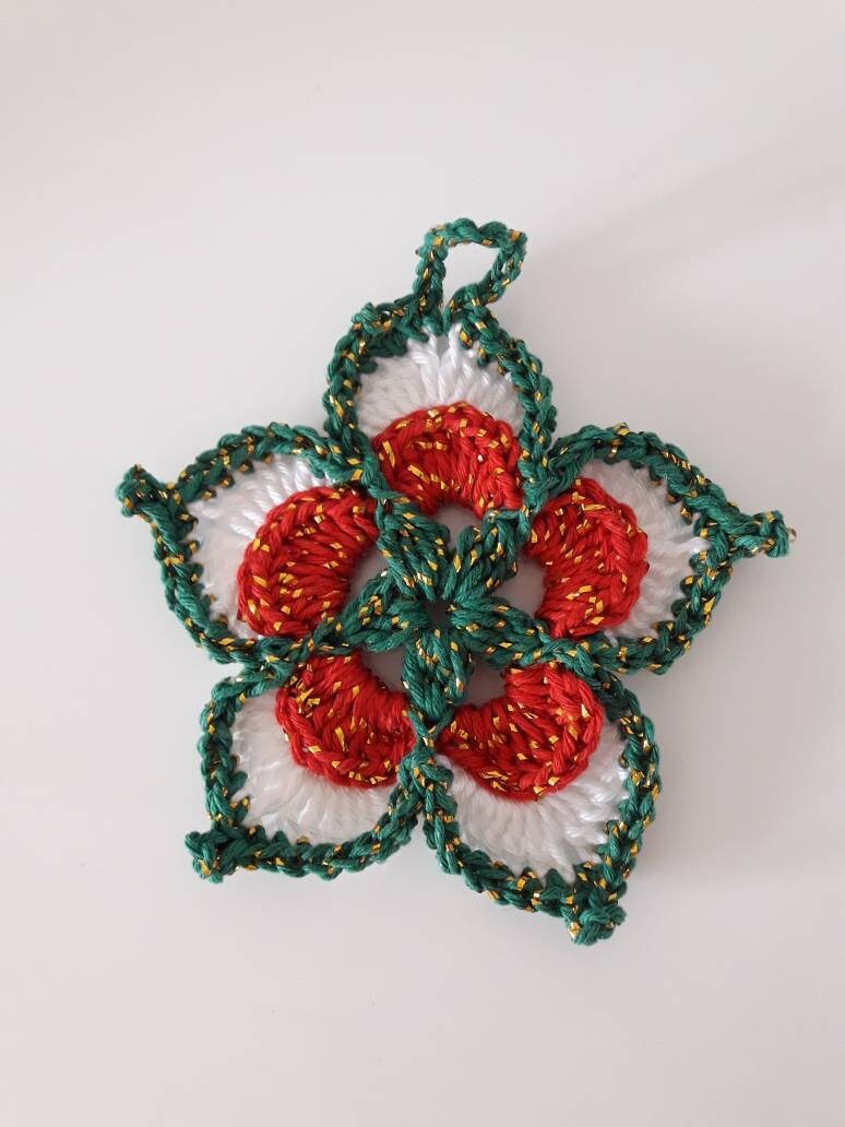 Magnifique Décoration de Noël, Fleur Noël