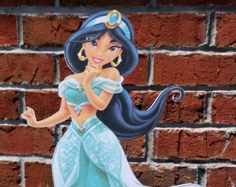 1 Disney Princess Jasmine Cake Topper or Centerpiece Pick