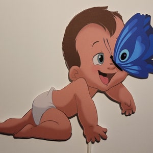 1 Baby Tarzan Cake Topper or Centerpiece Stick