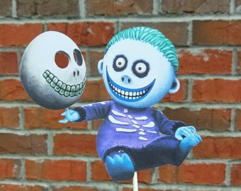 1 Disney Nightmare Before Christmas Themed Cake Topper o Centerpiece Pick