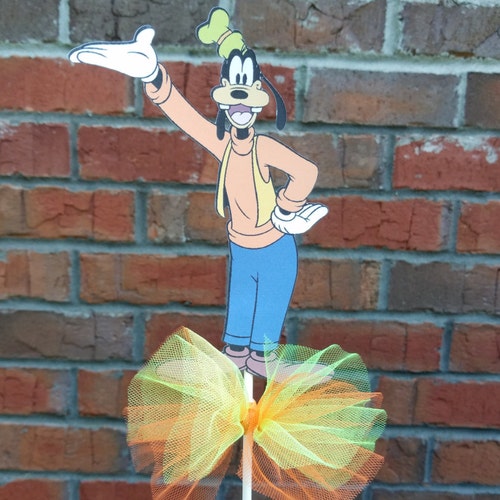 Set of 3 Disney Goofy Themed Centerpiece Picks or Cake Toppers | Etsy