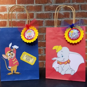 Set of 6 Disney Dumbo Themed Goody Favor Bags