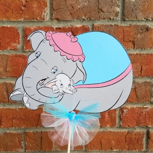 Disney Dumbo Cake Topper or Centerpiece Pick - Elephant
