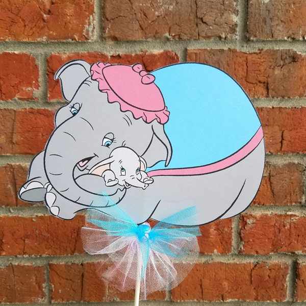 Disney Dumbo Cake Topper or Centerpiece Pick - Elephant