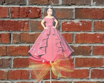 1 Disney Princess Elena of Avalor themed Cake Topper or Centerpiece Pick