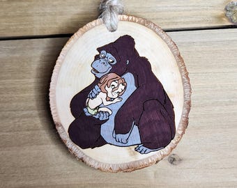 Tarzan Hand Painted Ornament