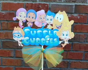 1 Nickelodeon Bubble Guppies Group Themed Cake Topper or Centerpiece Pick