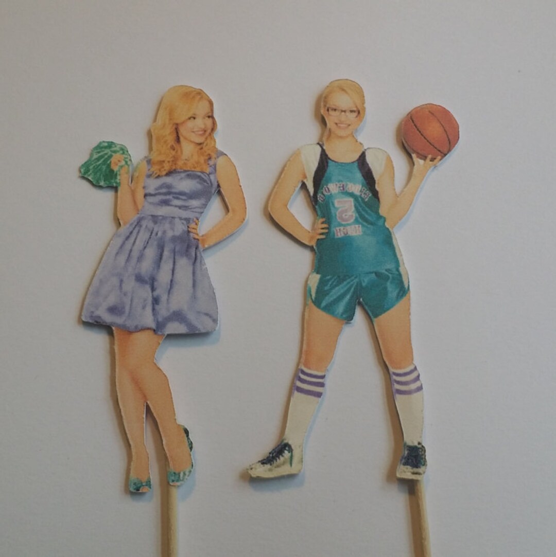 Set of 12 Liv \u0026 Maddie Themed Cupcake Toppers - Etsy, image size:1080x1083
