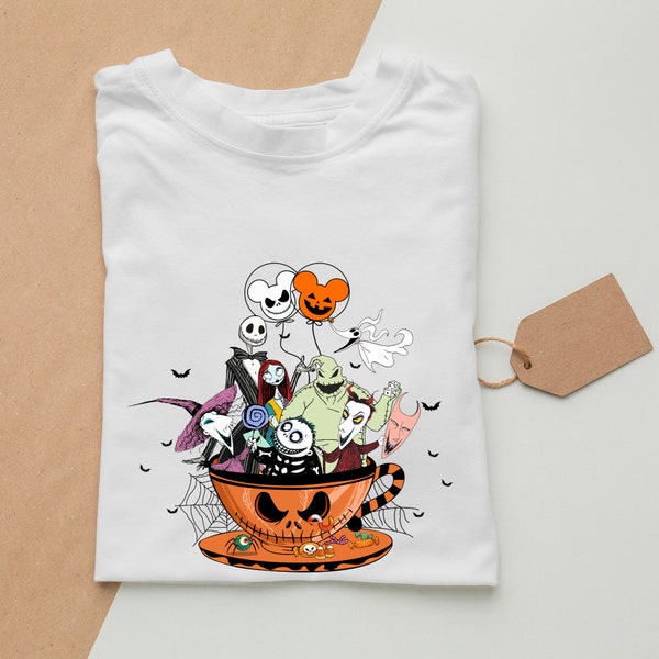 Nightmare Before Christmas Spooky Teacup Unisex Shirt