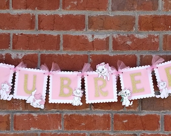 Disney Aristocats Marie Banner