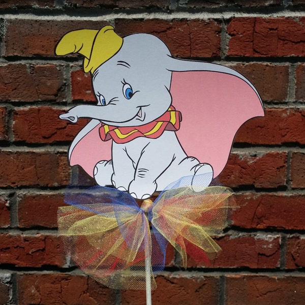 Disney Dumbo themed Cake Topper or Centerpiece Pick