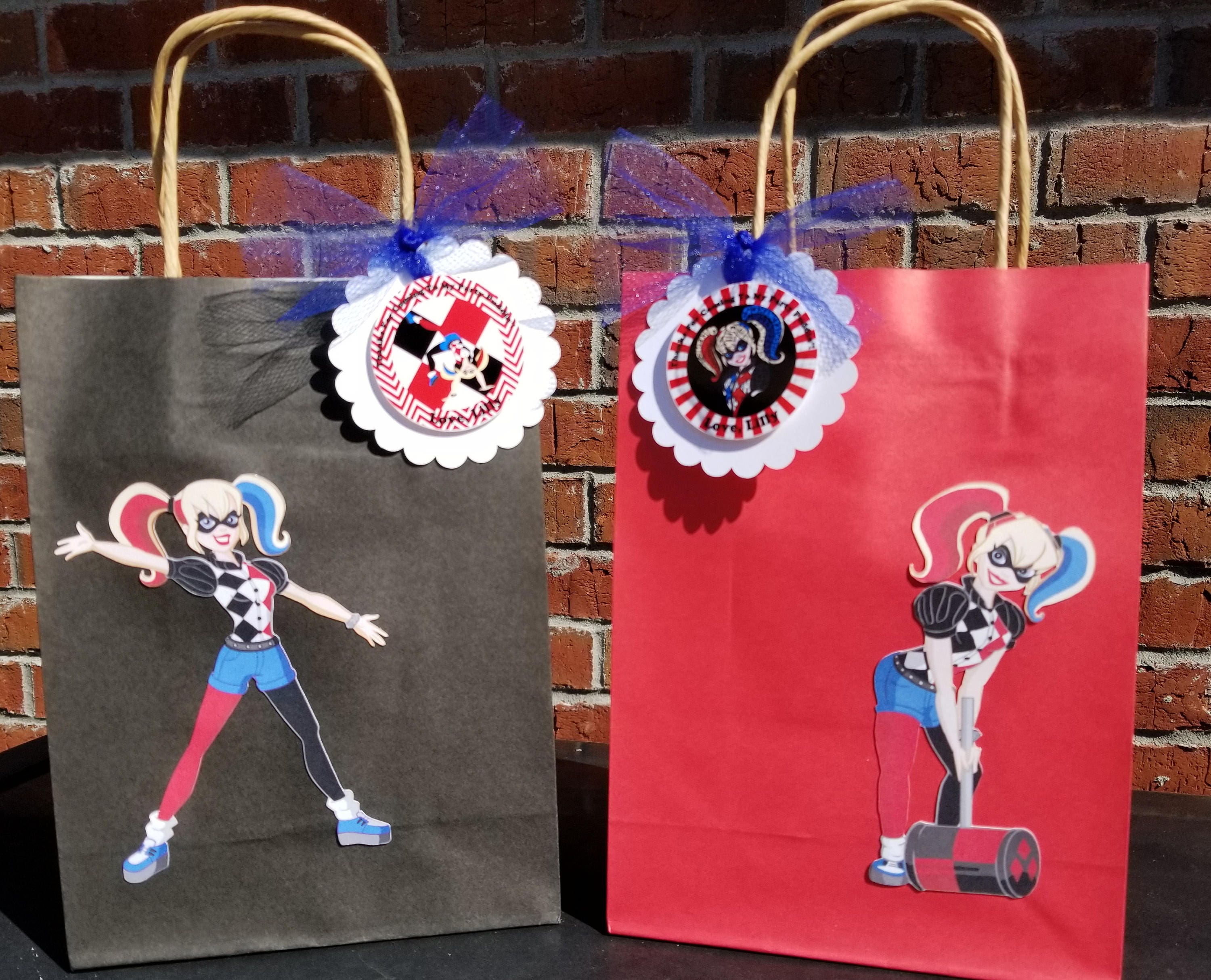 Set de 12 Harley Quinn Cumpleaños Favor Goody Bags Etsy