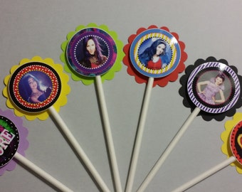 Set of 12 Disney Descendants Cupcake Toppers