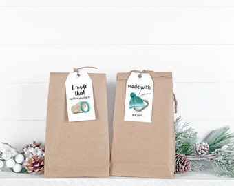 PRINTABLE Gift Tags 3PC, Funny Loom Knitting Gift Tags, Tags for Handmade Items/Gifts.  Loom Knitting Gift
