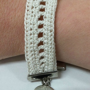 Inspired Bracelet Crochet Pattern, Handmade Bracelet, Crochet Jewelry, Valentine Gift, Handmade Gift, Bracelet Pattern, diy Jewelry