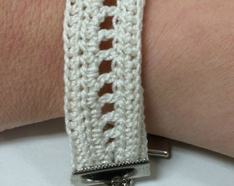 Inspirerat armbandsvirkmönster, handgjort armband, virkade smycken, alla hjärtans dag-present, handgjord present, armbandsmönster, gör-det-själv-smycken