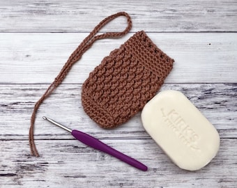 Textured Soap Saver Crochet Pattern, Crochet Pattern PDF, Crochet Gift, Soap Bag, Soap Holder, Soap Pouch, Crochet Pouch, Soap Sack