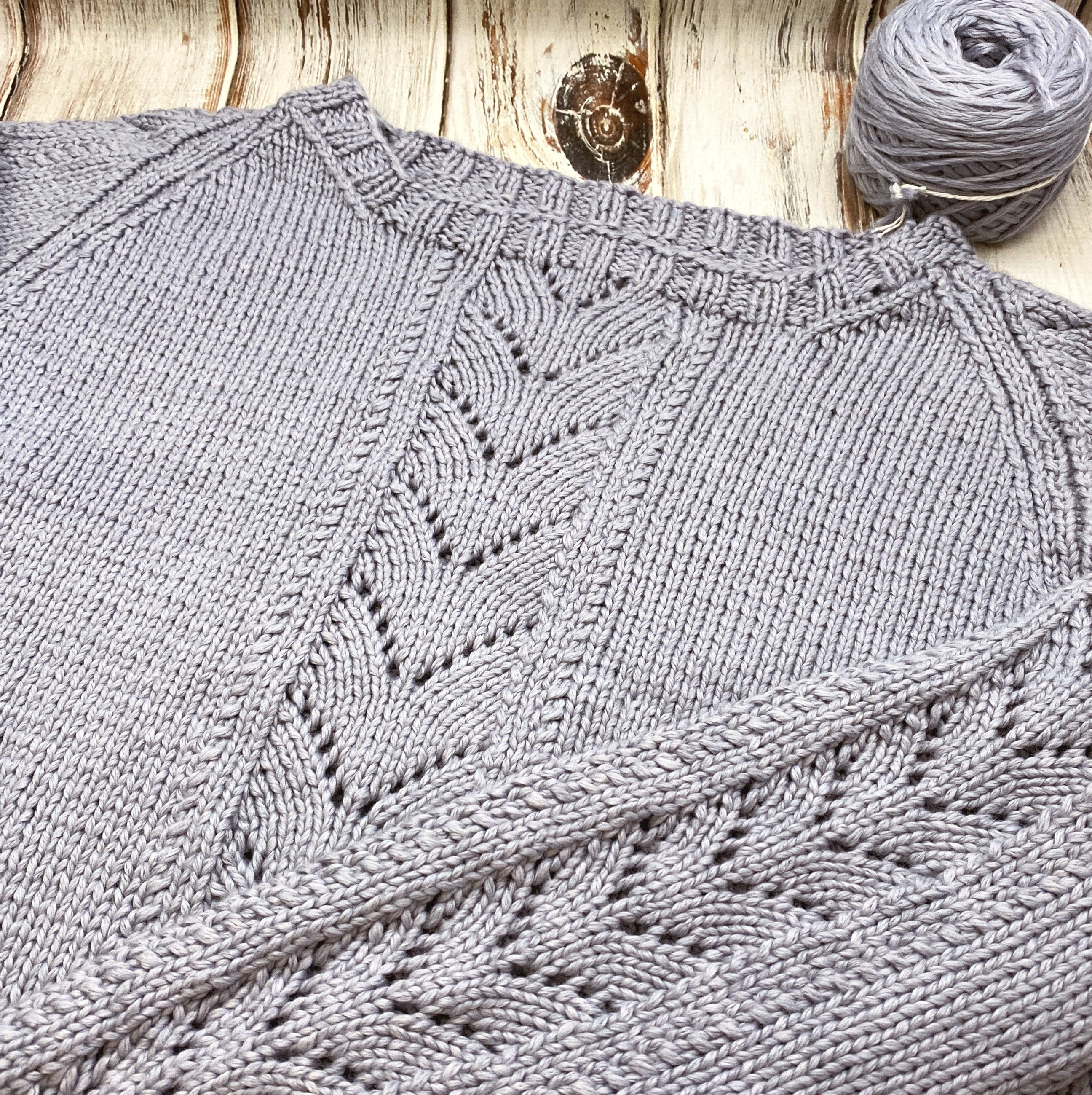 KNITTING PATTERN ⨯ Smoky Mountain Pullover Pattern, Worsted