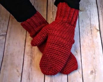Basic Crochet Mittens, Crochet Mittens, Easy Pattern, Mitten Pattern, Crochet Mittens Pattern, Crochet Pattern