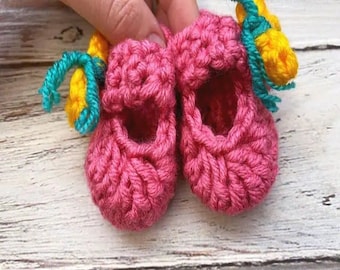 Butterfly Booties Crochet Pattern, Baby Booties, Baby Booties Pattern, Baby Shoes Pattern, Baby Shower Gift, Crochet Baby Shoes