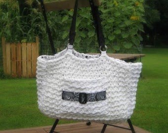 Buckle Bag Pattern, Large Crochet Tote Bag Pattern, Crochet Tote Pattern, Tote Bag Pattern, Instant Download PDF, Crochet Shoulder Bag