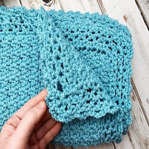 Classic Chunky Baby Blanket Crochet Pattern, Bulky Baby Blanket, blanket tutorial pdf, crochet baby gift, crochet nursery decor