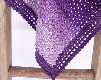 Easy Ombre Baby Blanket Pattern, Easy Crochet Baby Blanket Pattern, Crochet Blanket, Crochet Baby Afghan Pattern, *Instant Download*