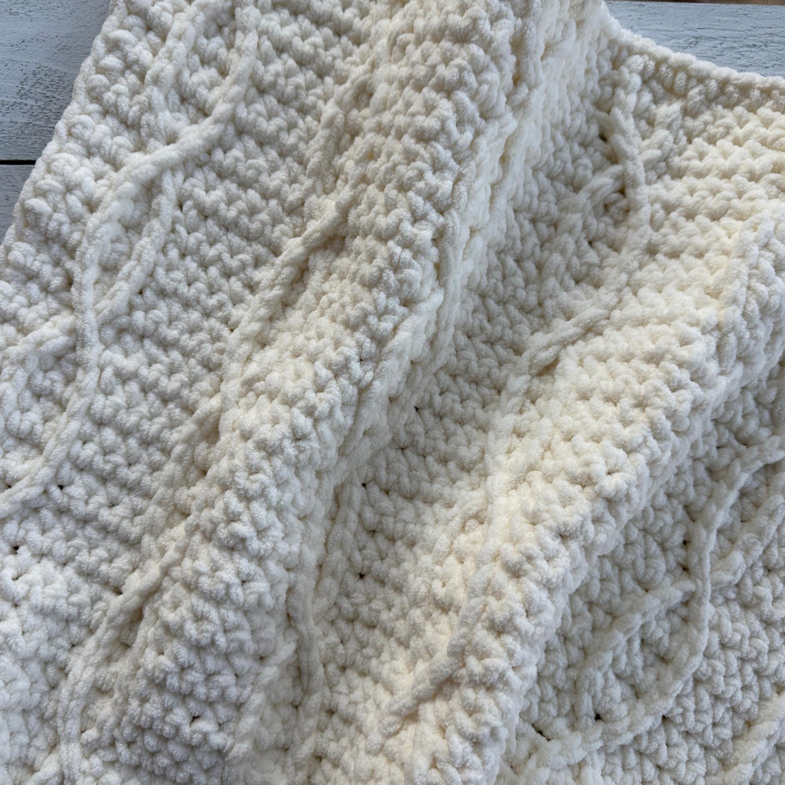 VIDEO Tutorial, Mock Cable Crochet Blanket Pattern, 8 SIZES, Crochet ...