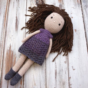 VIDEO TUTORIAL Amigurumi Crochet Doll Pattern - Morgan the Doll, amigurumi doll body, stuffed doll pattern, amigurumi doll pattern
