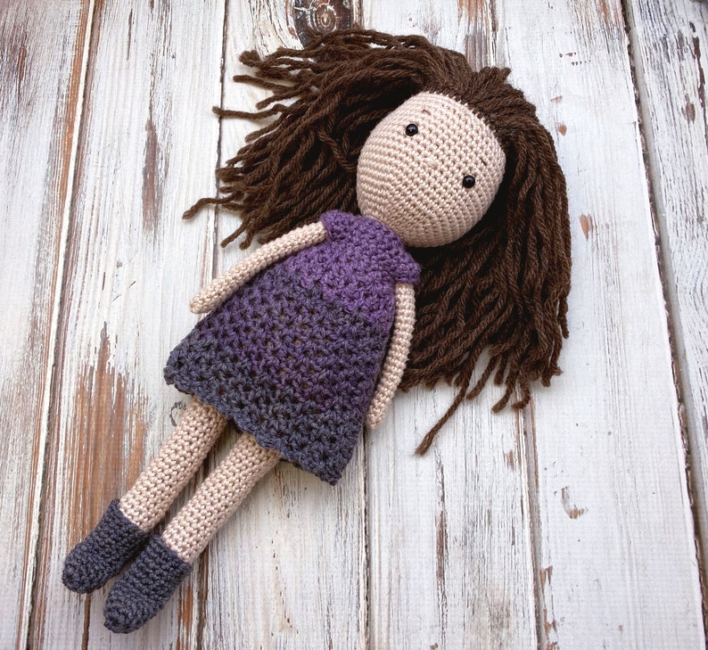 Amigurumi Crochet Doll Pattern the Doll Amigurumi Etsy